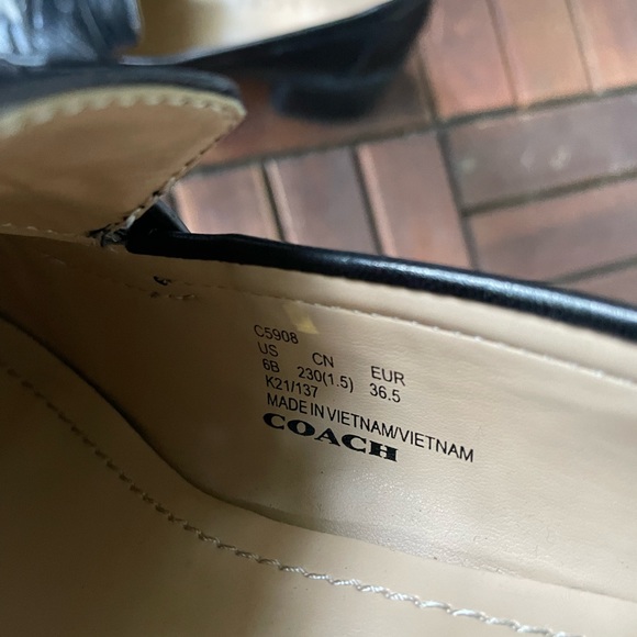 Coach leather loafers 6,5 - Picture 6 of 6